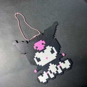 Cute Black and Pink Kuromi Wall Art